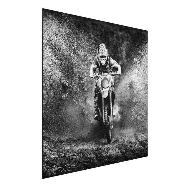 Alu dibond Motocross In The Mud