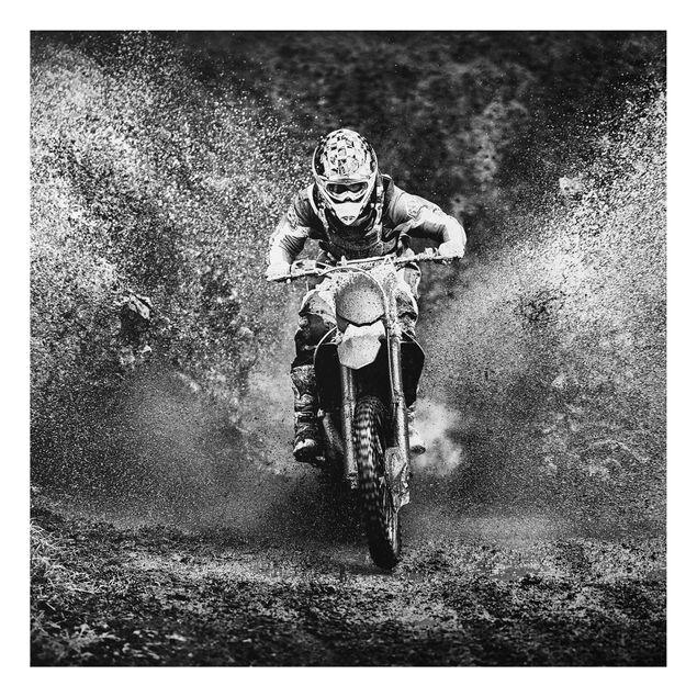 Print on aluminium - Motocross In The Mud