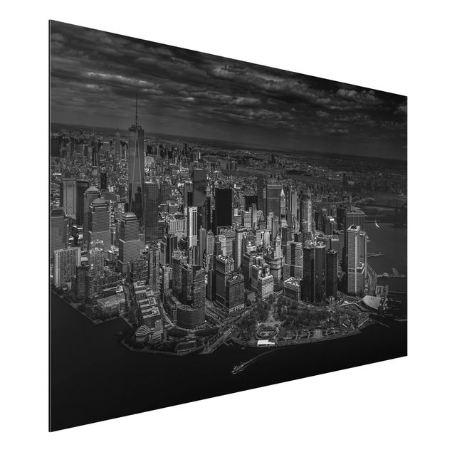 Print on aluminium - New York - Manhattan From The Air