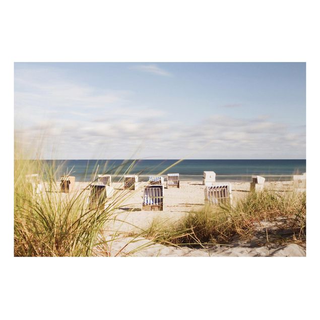 Print on aluminium - Baltic Sea And Beach Baskets