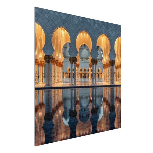 Aluminium dibond Reflections In The Mosque