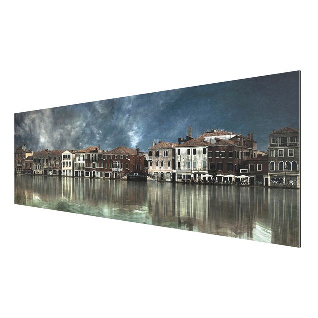 Print on aluminium - Reflections in Venice