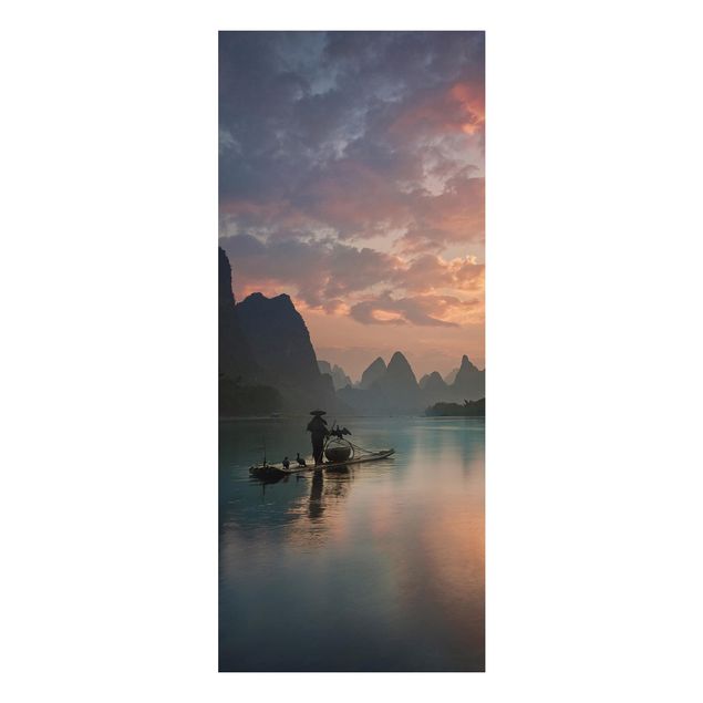 Alu dibond Sunrise Over Chinese River