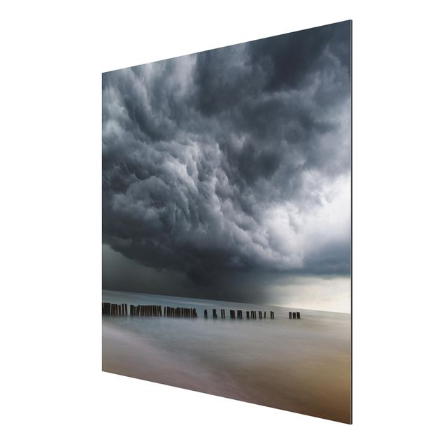 Print on aluminium - Storm Clouds Over The Baltic Sea