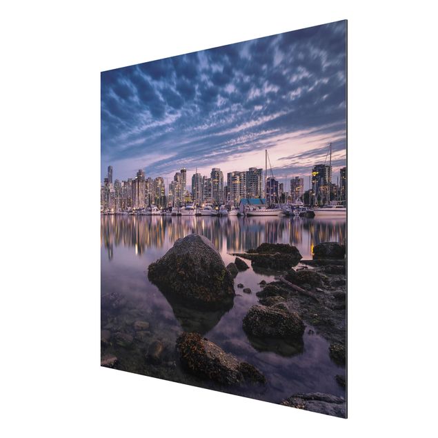 Print on aluminium - Vancouver At Sunset