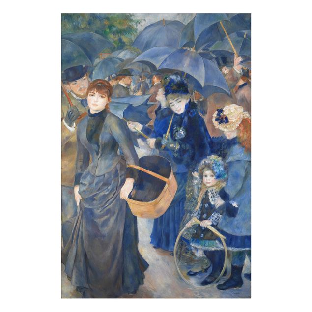 Print on aluminium - Auguste Renoir - Umbrellas