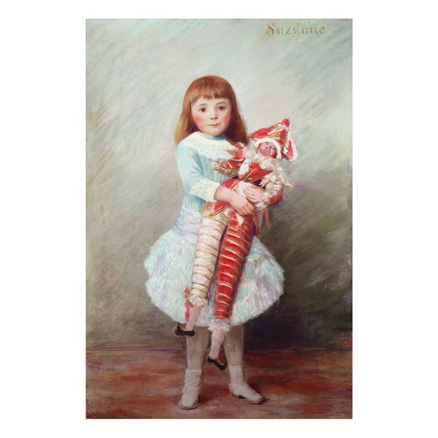 Print on aluminium - Auguste Renoir - Suzanne with Harlequin Puppet