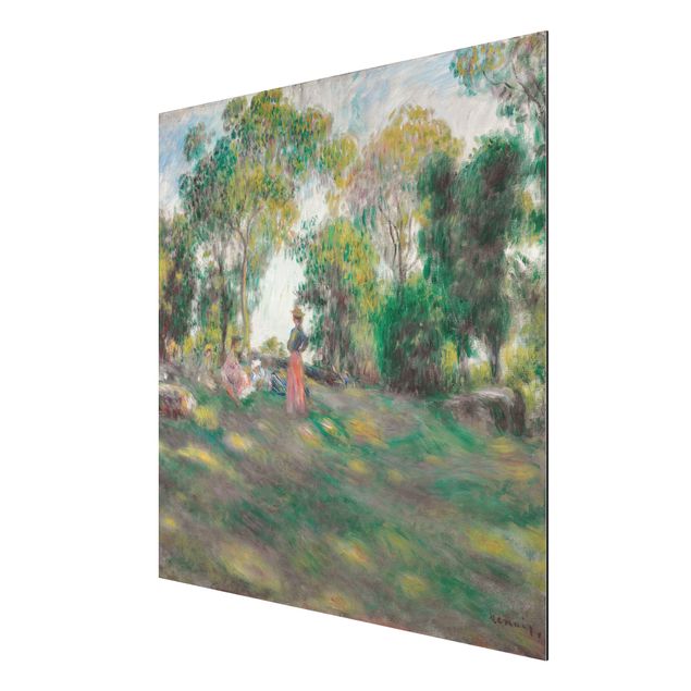 Print on aluminium - Auguste Renoir - Landscape With Figures
