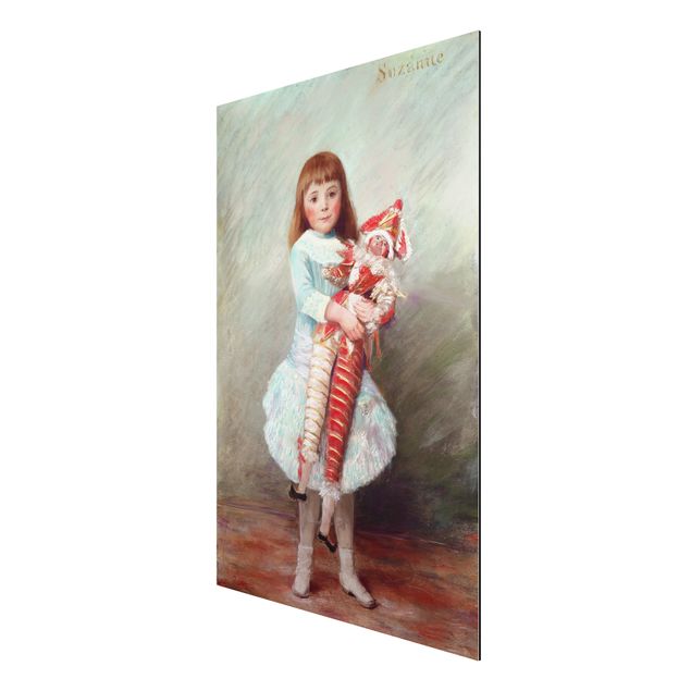 Print on aluminium - Auguste Renoir - Suzanne with Harlequin Puppet