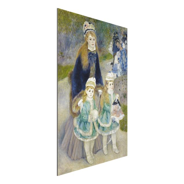 Aluminium dibond Auguste Renoir - Mother and Children (The Walk)