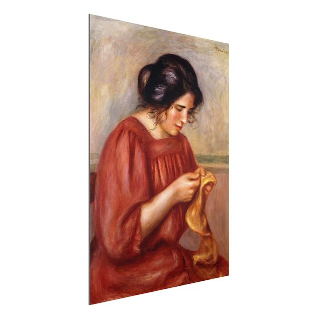 Alu dibond Auguste Renoir - Gabrielle darning