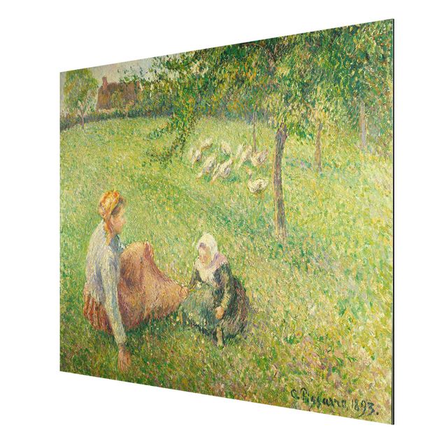 Print on aluminium - Camille Pissarro - The Geese Pasture