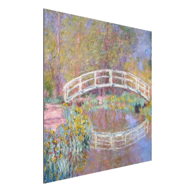 Alu dibond Claude Monet - Bridge Monet's Garden