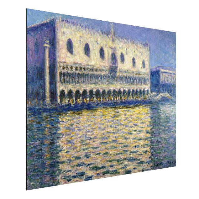 Dibond Claude Monet - The Palazzo Ducale