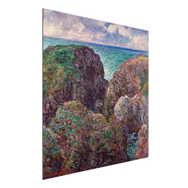 Alu dibond Claude Monet - Group of Rocks at Port-Goulphar