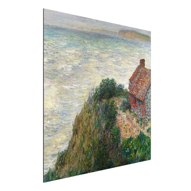 Alu dibond Claude Monet - Fisherman's house at Petit Ailly