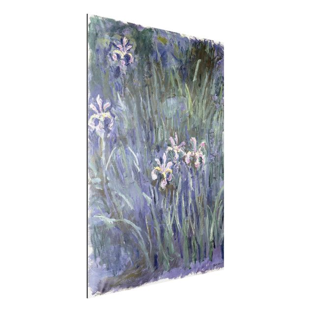 Dibond Claude Monet - Iris