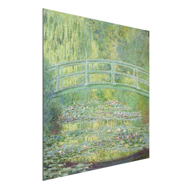 Alu dibond Claude Monet - Japanese Bridge