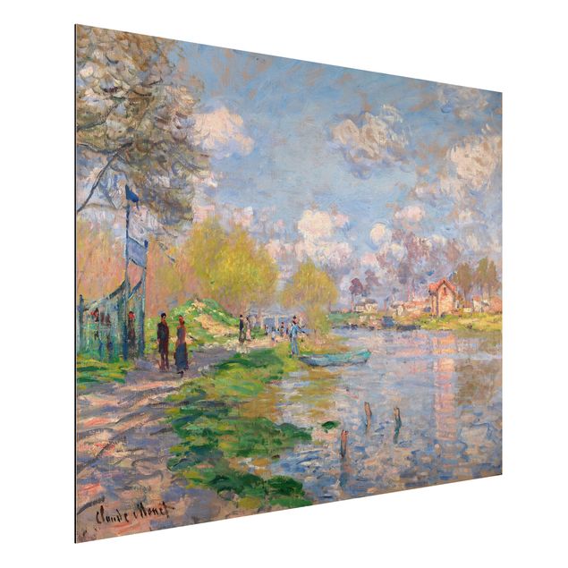 Alu dibond Claude Monet - Spring On The Seine