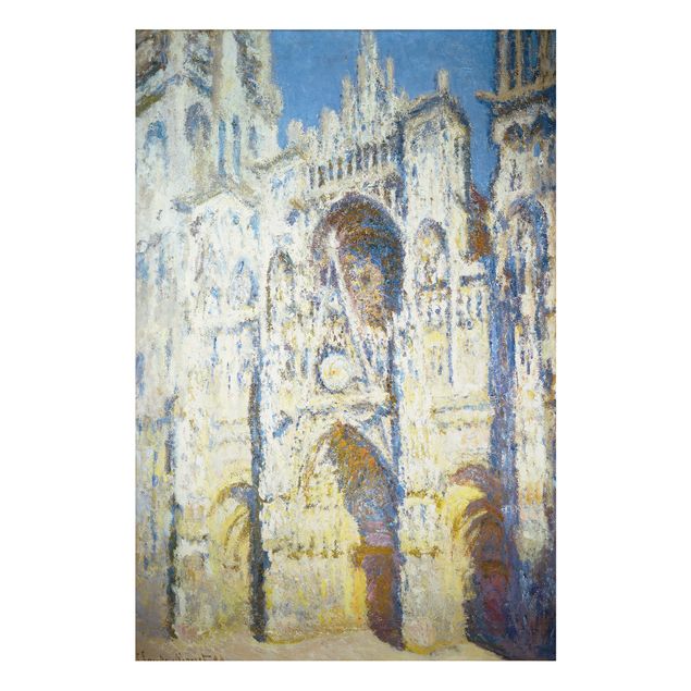 Print on aluminium - Claude Monet - Portal of the Cathedral of Rouen
