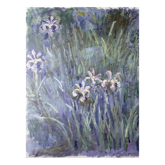 Print on aluminium - Claude Monet - Iris