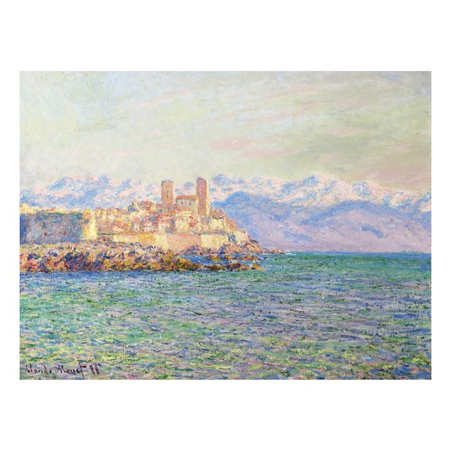 Print on aluminium - Claude Monet - Antibes, Le Fort