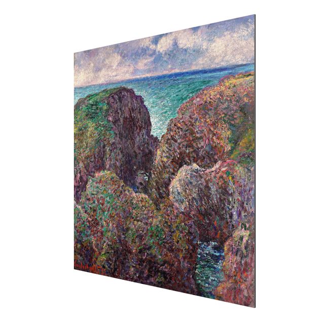 Print on aluminium - Claude Monet - Group of Rocks at Port-Goulphar