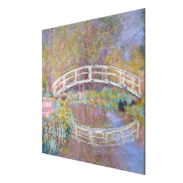 Print on aluminium - Claude Monet - Bridge Monet's Garden