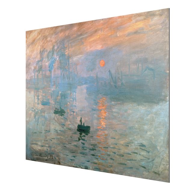 Print on aluminium - Claude Monet - Impression (Sunrise)