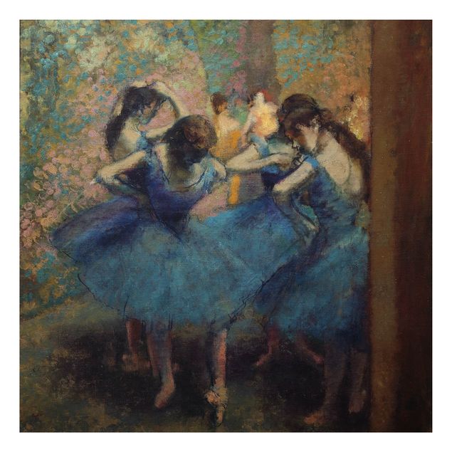 Print on aluminium - Edgar Degas - Blue Dancers