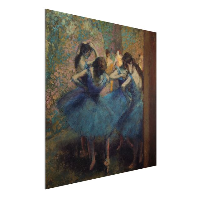 Aluminium dibond Edgar Degas - Blue Dancers