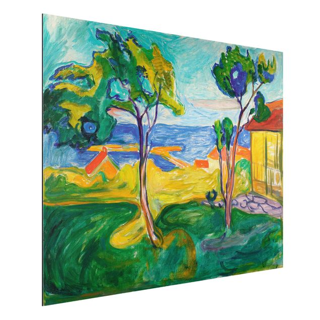 Alu dibond Edvard Munch - The Garden In Åsgårdstrand