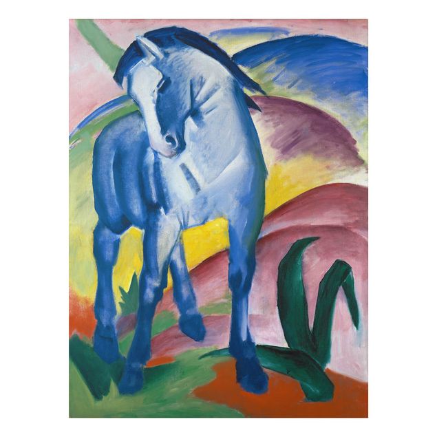 Print on aluminium - Franz Marc - Blue Horse I