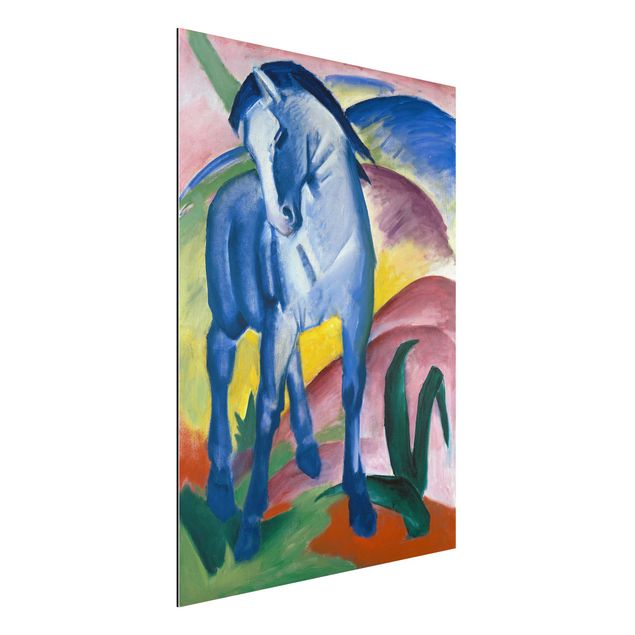 Alu dibond Franz Marc - Blue Horse I