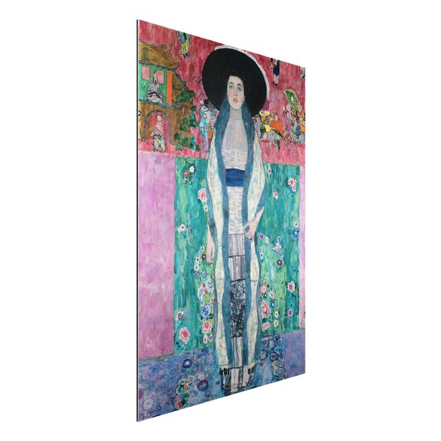Aluminium dibond Gustav Klimt - Portrait Adele Bloch-Bauer II