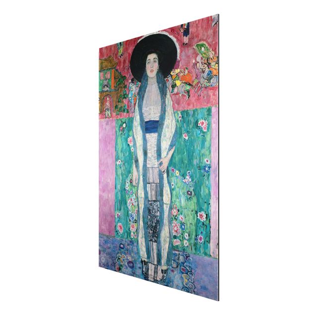 Print on aluminium - Gustav Klimt - Portrait Adele Bloch-Bauer II