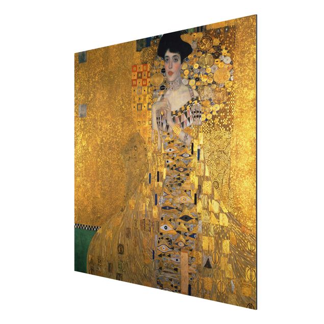 Print on aluminium - Gustav Klimt - Portrait Of Adele Bloch-Bauer I