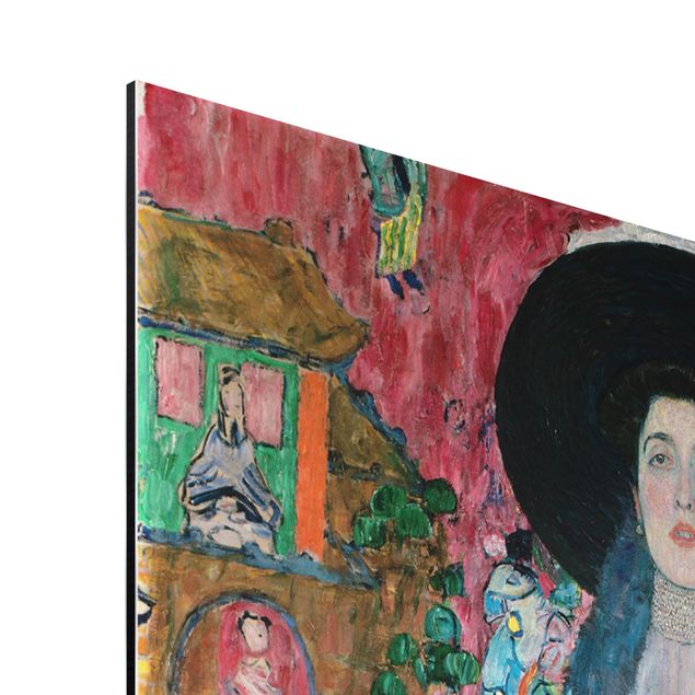 Print on aluminium - Gustav Klimt - Portrait Adele Bloch-Bauer II