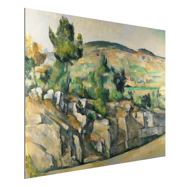 Alu dibond Paul Cézanne - Hillside In Provence