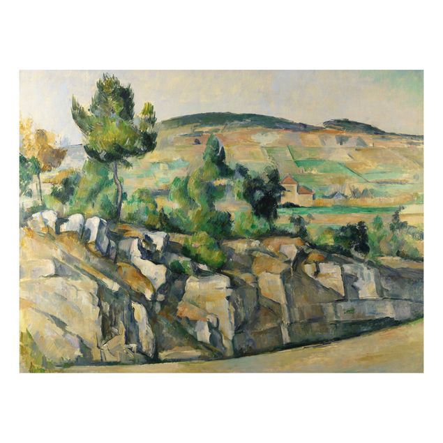 Print on aluminium - Paul Cézanne - Hillside In Provence