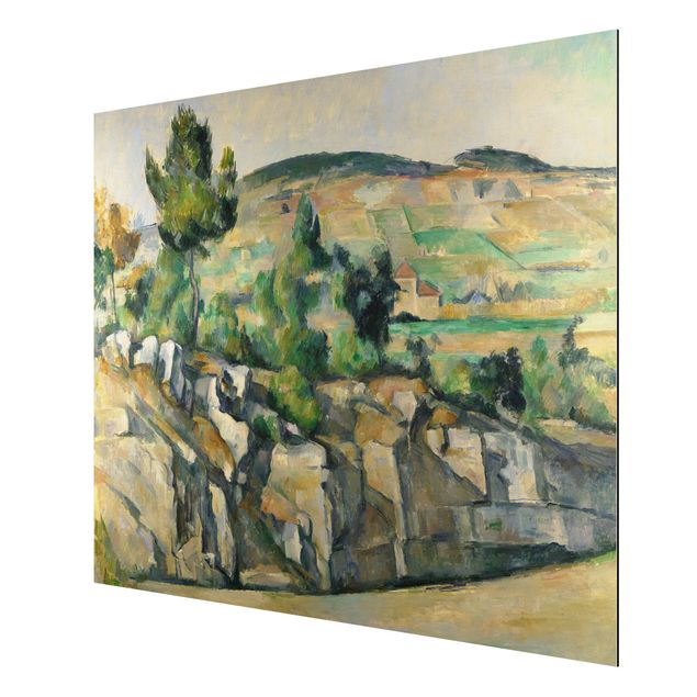 Print on aluminium - Paul Cézanne - Hillside In Provence
