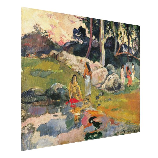 Alu dibond Paul Gauguin - Women At The Banks Of River
