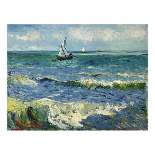 Print on aluminium - Vincent Van Gogh - Seascape Near Les Saintes-Maries-De-La-Mer