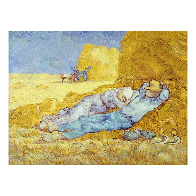 Print on aluminium - Vincent Van Gogh - The Napping