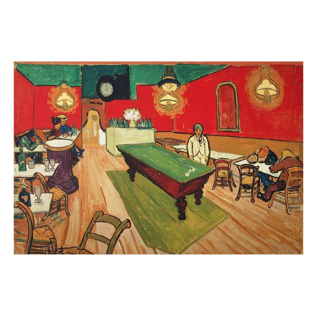 Print on aluminium - Vincent van Gogh - The Night Café