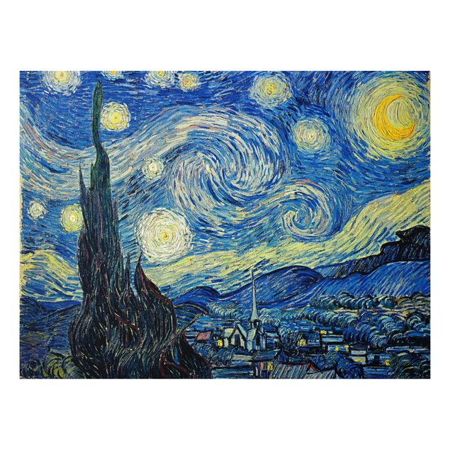 Print on aluminium - Vincent Van Gogh - The Starry Night