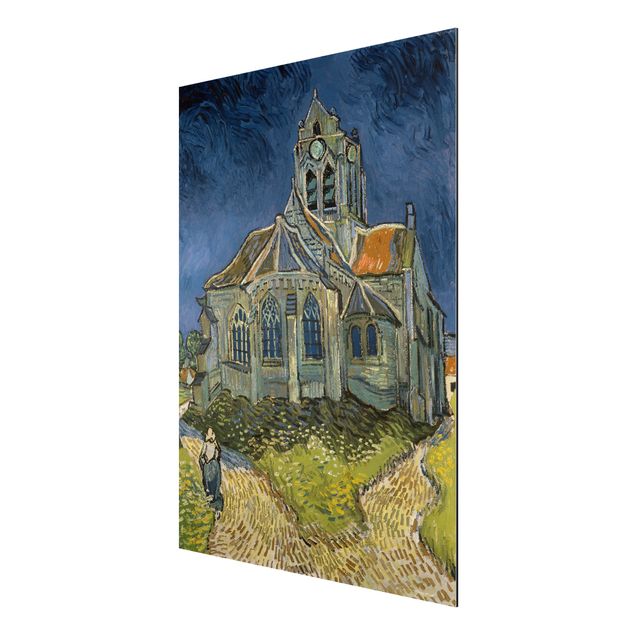 Print on aluminium - Vincent van Gogh - The Church at Auvers