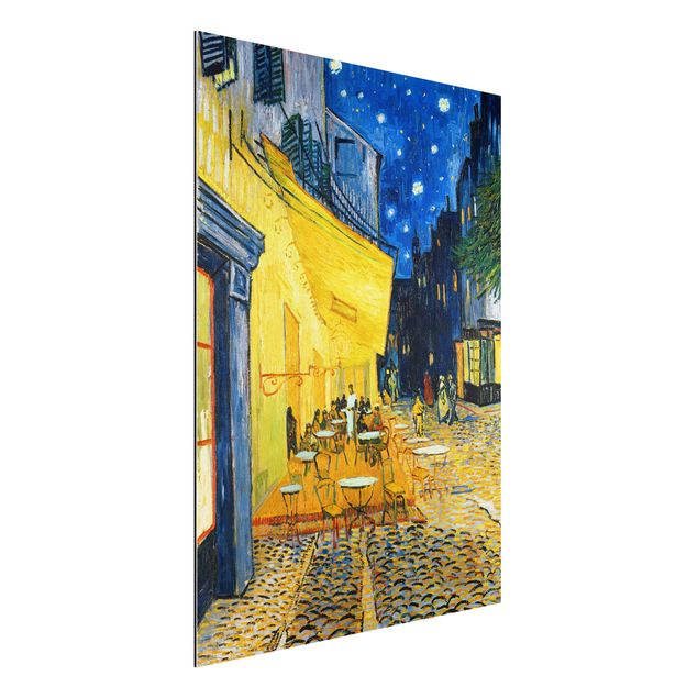 Dibond Vincent van Gogh - Café Terrace at Night