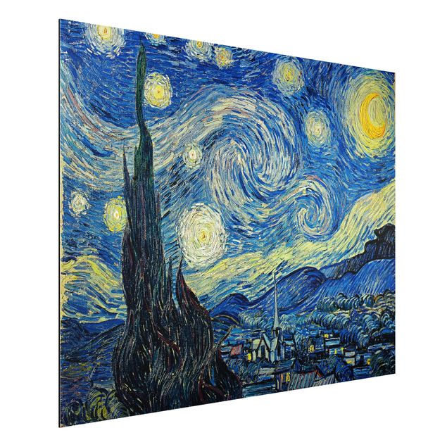 Alu dibond Vincent Van Gogh - The Starry Night
