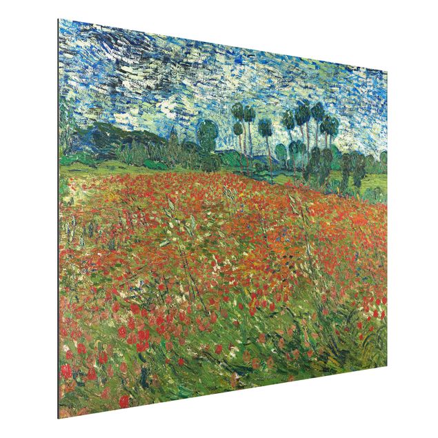 Aluminium dibond Vincent Van Gogh - Poppy Field
